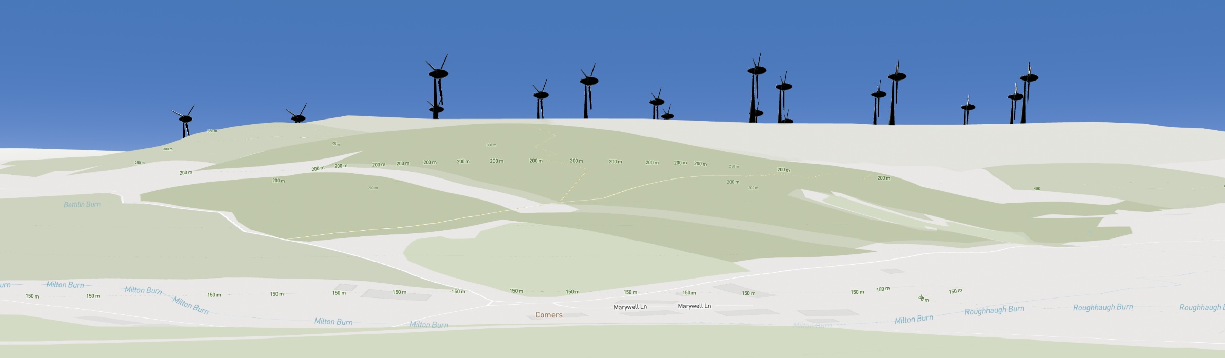 Hill of Fare  Windfarm
